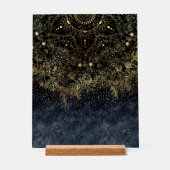 Floral Mandala or bleu (Recto)