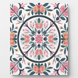 Floral Mandala Pattern Design. sierkunst Fotoplaat