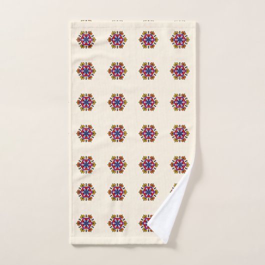 Floral Mandala Seamless Pattern (Serviette à main)