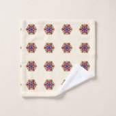 Floral Mandala Seamless Pattern (Gant de toilette)