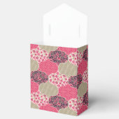  Floral Marokkaanse Patroon Roze Bedankdoosjes (Geopend)