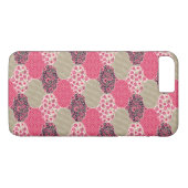  Floral Marokkaanse Patroon Roze Case-Mate iPhone Case (Achterkant (Horizontaal))
