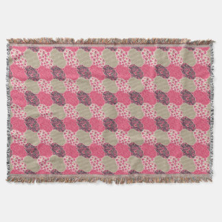 Floral Marokkaanse Patroon Roze Deken