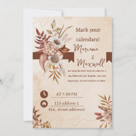 Floral Maroon kleur Kaart