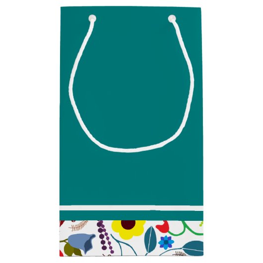 Floral Mason Jar Baby shower Klein Cadeauzakje (Achterkant)