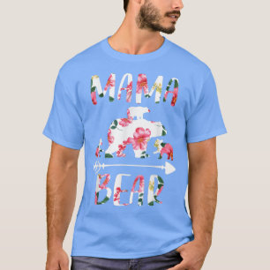 Floral Matching Family Outfits, Funny Mama Beer Th T-shirt