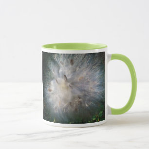 Floral/mauvaise herbe 16oz. Tasse de café de phot