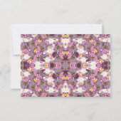 Floral Mauve de Victoria RSVP (Dos)