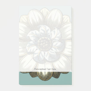  Floral Medallion op lichtblauwe achtergrond Post-it® Notes