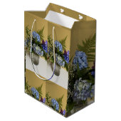 Floral Medium Cadeauzakje (Achterkant Gekanteld)