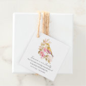 Floral Memorial Bird Seed Favoriser les étiquettes (En situation)