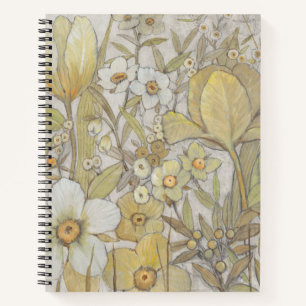 Floral mengen notitieboek