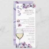 Floral Menu (Voorkant / Achterkant)