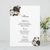 Floral Menu Card (Staand voorkant)