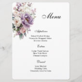 Floral Menu Card (Devant)