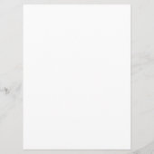 Floral Menu Kaart (Achterkant)