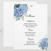 Floral Menu Kaart (Voorkant / Achterkant)