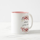 Floral Mère De La Mug De Mariée (Devant droit)