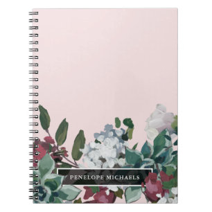  Floral met naam Notitieboek