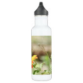 Floral met vlinder, gepersonaliseerd waterfles  (Rechts)