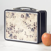 Floral Metal Lunch Box (In situ)