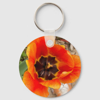 Floral Metal Sleutelhanger