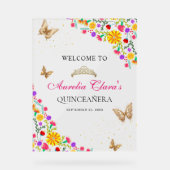 Floral Mexicain Tiara Butterfly Mis Quinceañera (Recto)