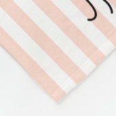 Floral Milestone Baby Blanket Fleece Deken (Hoek)