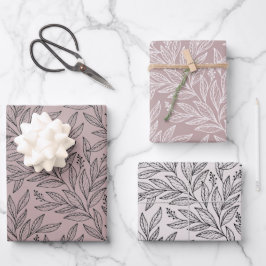 Floral minimalistisch cadeaupapier