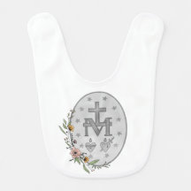 Floral Miraculous Baby Bib