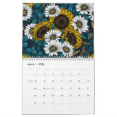 Floral mix Calendar Kalender (Mar 2026)