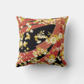 Floral Mix Kimono Pattern Kussen (Achterkant)