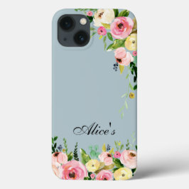 Floral mobiele telefoon/iPid hoesje