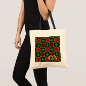 Floral Modern Boho Elegant Abstract Pattern #504 Tote Bag (Voorkant (product))