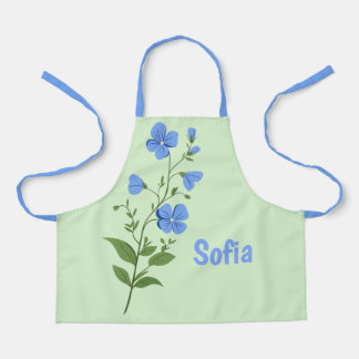 Floral modern daisy blue girly elegant stylish  schort