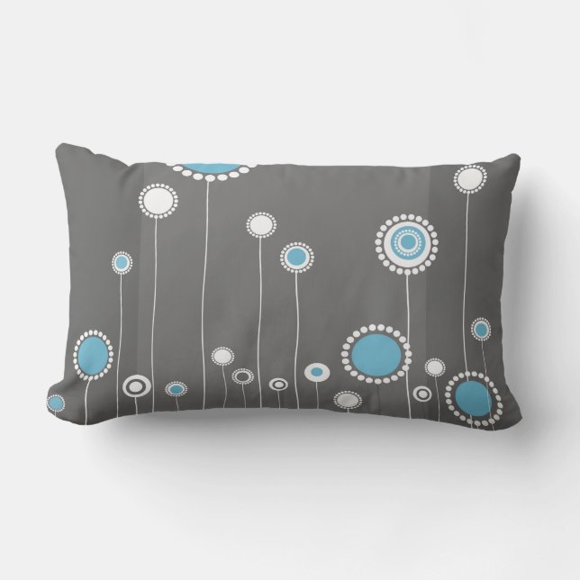 Floral Modern Stijlvol Buitenkussen (Voorkant)