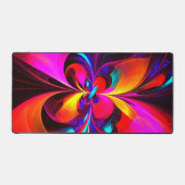 Floral moderne Art Abstrait Rouge Bleu Motif #07 (Recto)