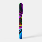 Floral moderne Art Abstrait Rouge Bleu Motif #15 (Côté droit)