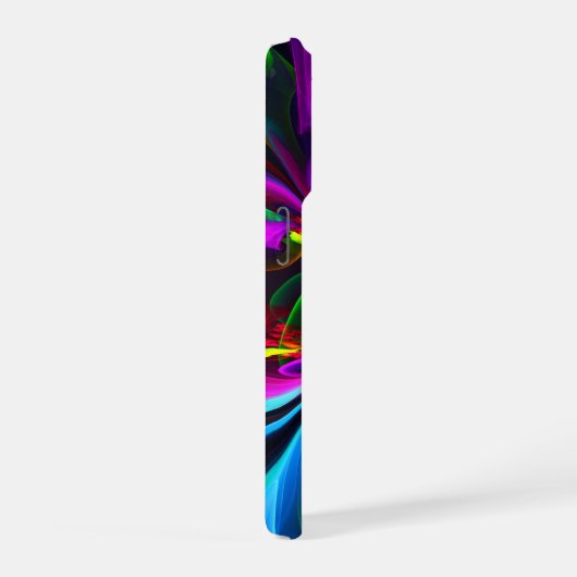 Floral moderne Art Abstrait Rouge Bleu Motif #15 (Côté droit)