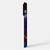 Floral moderne Art Abstrait Rouge Bleu Motif #15 (Côté gauche)