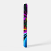 Floral moderne Art Abstrait Rouge Bleu Motif #15 (Côté droit)