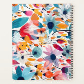 Floral moderne Couverture personnalisée Hebdomadai (Dos)