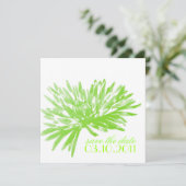 Floral moderne Enregistrer les cartes de dates (Debout devant)