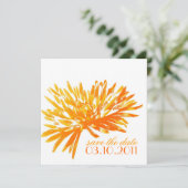 Floral moderne Enregistrer les cartes de dates (Debout devant)