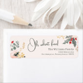 Floral Moderne Oh Quel Amusement ! Étiquette de re (En situation)