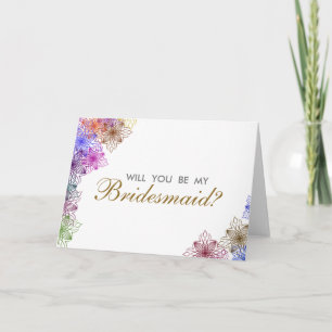 Floral Moderne Serez-Vous Mon Invitation De Mère D