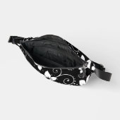 Floral moderne Tropical Noir Blanc (Ouvrir)