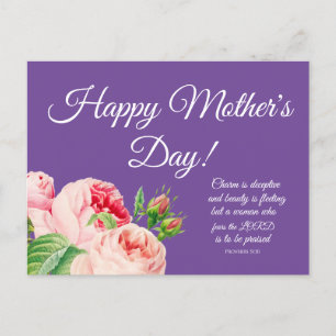 Floral Moederdag Briefkaart