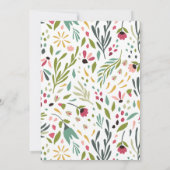 Floral Moederdag Brunch Kaart (Achterkant)