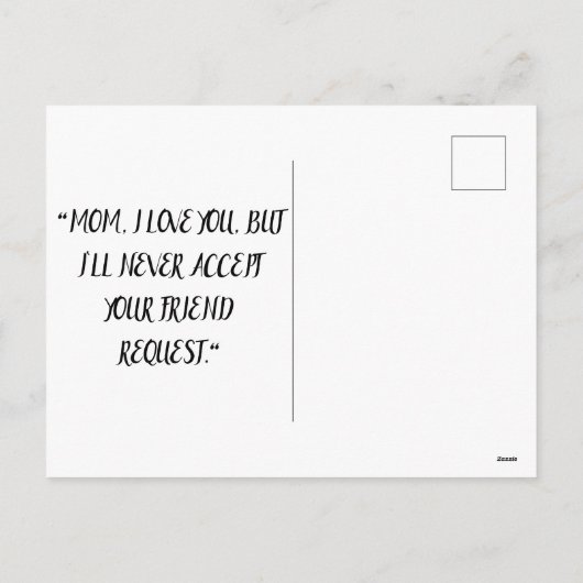 Floral Moederdag Feestdagenkaart (Achterkant)